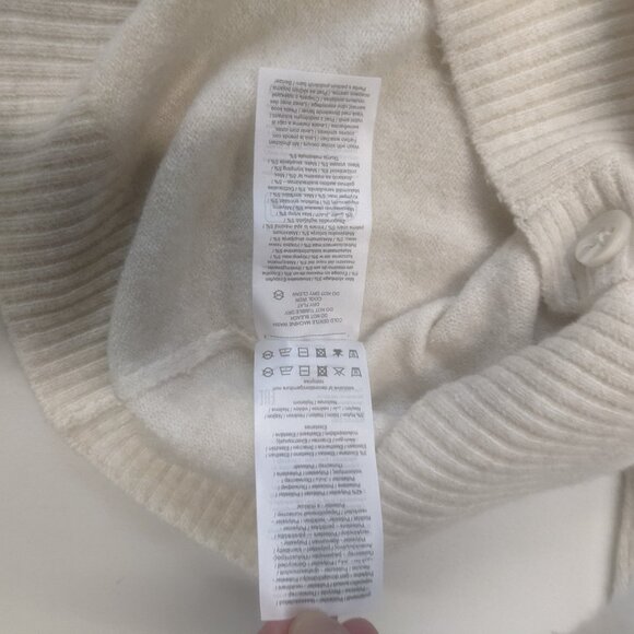 NWT Vero Moda Size Large Cream Colored Cardigan - Picture 9 of 16